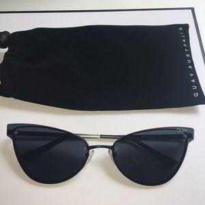 Quay Australia black cat eye sunglasses